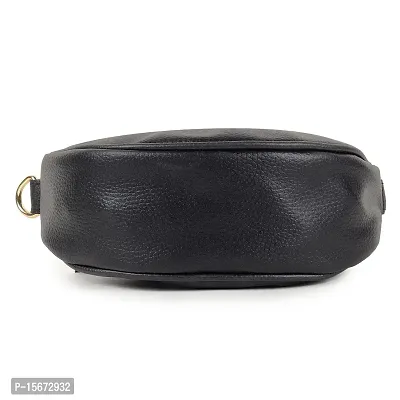 ASTIR COLLEN Vegan Leather Women Bag (Half Moon) (Black)-thumb4