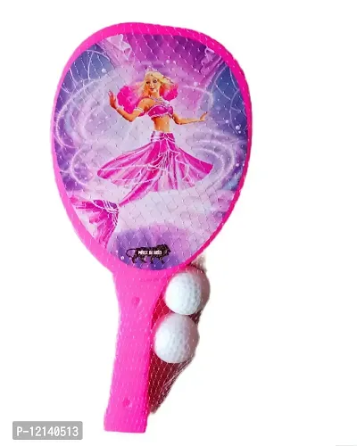 Stylish Fancy Trendy This Is Big And Best Table Tennis Badminton Plastic Racquet Set With 2 Balls And 2 Racquet-thumb0