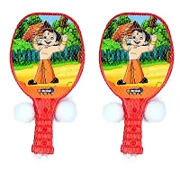 Stylish Fancy Trendy This Is Set Of 1 Table Tennis Badminton Plastic Racquet Set With 2 Balls And 2 Racquet-thumb1