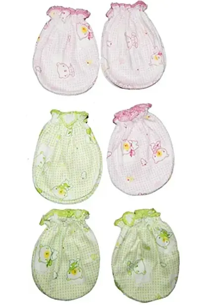 Cotton Mittens for Newborn Combo Packs