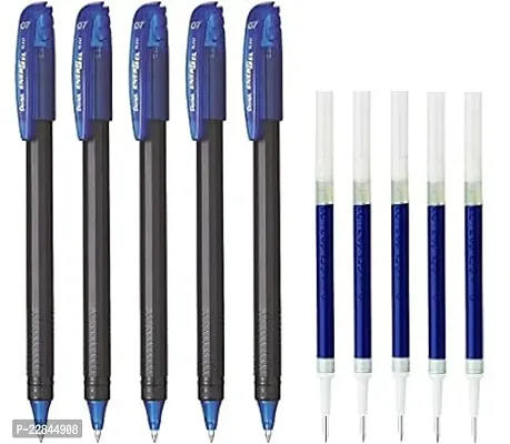 Pentel EnerGel 0.7mm Metal Tip (EnerGel Pen Blue 5  LR7 Refill Blue 5)