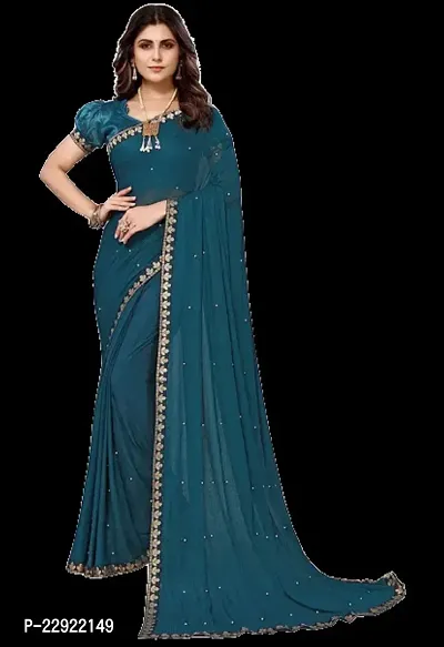 Elegant Royal Blue Silk Cotton Saree with Blouse piece For Women