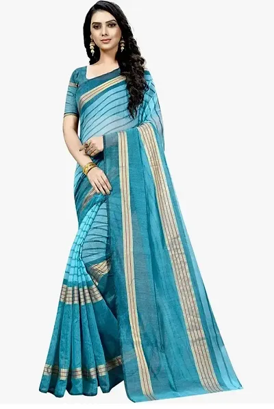 Elegant Silk Saree with Blouse piece For Women