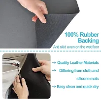 Designer Black Rubber Door Mats-thumb4