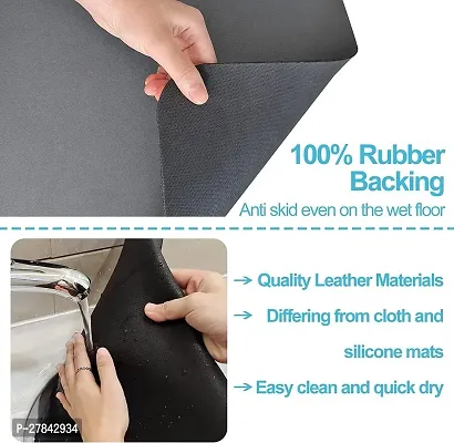 Designer Black Rubber Door Mats-thumb5