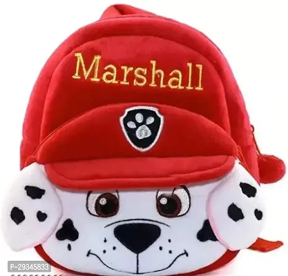 Marshall Kids School Bag Plush Bag Kids Bag for 2 to 5 year Child 10 L School Bag  Red 10 L-thumb0