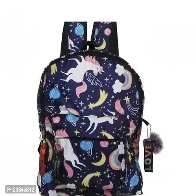 Waterproof Backpack Girls  Women Stylish Trendy College School  College Bag  Black unicorn-thumb0