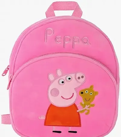 Kids Cartoon Velvet School Bags