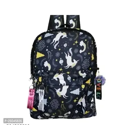 Waterproof Backpack Girls  Women Stylish Trendy College School  College Bag Black unicorn-thumb0