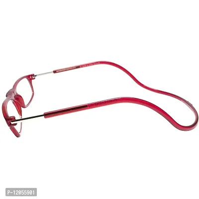 VOK | BEST READING GLASSES | MAGNETIC ADJUSTABLE FRONT CONNECT READING GLASSES | ALL POWER AVAILABLE (+1.00 TO +4.00) (+3.25, Red)-thumb3