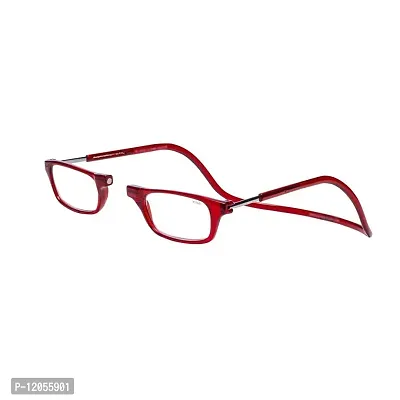 VOK | BEST READING GLASSES | MAGNETIC ADJUSTABLE FRONT CONNECT READING GLASSES | ALL POWER AVAILABLE (+1.00 TO +4.00) (+3.25, Red)-thumb4