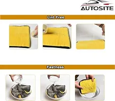 Microfiber Vehicle Washing Cloth&nbsp;&nbsp;(Pack Of 3, 800 GSM)-thumb3