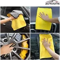 Microfiber Vehicle Washing Cloth  (Pack Of 2, 800 GSM)-thumb2