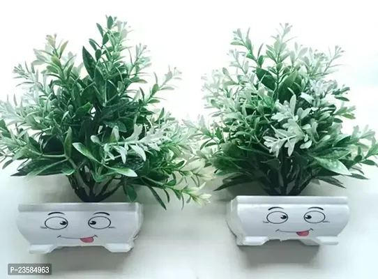 Artificial Plants With Pot Pack Of 2