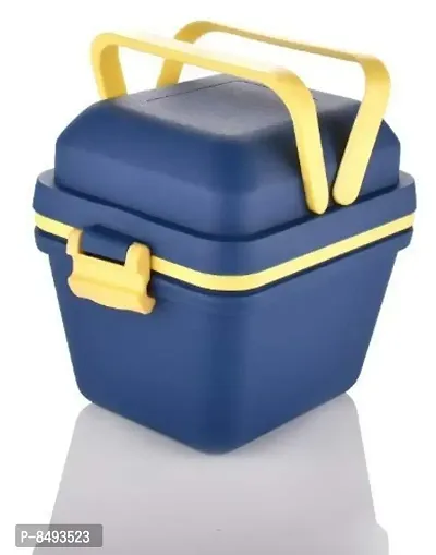 Lunch Box with Handle, 3 Compartment  Push Lock Free Spo-thumb0