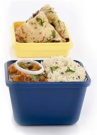 Lunch Box with Handle, 3 Compartment  Push Lock Free Spo-thumb1