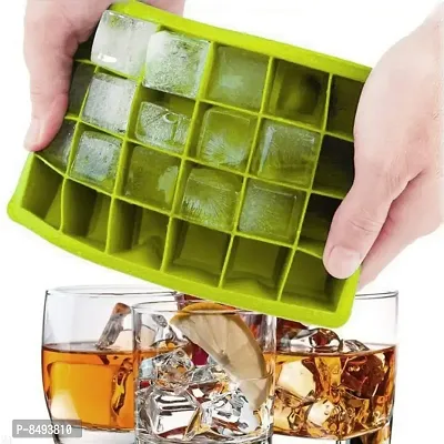 24 Grid Silicon Ice Cube Tray Mold For Freezer - 2 pcs-thumb5