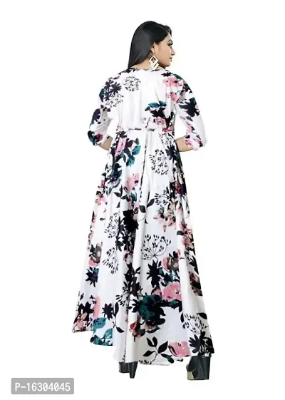 Stylish Rayon Printed Gown For Women-thumb2