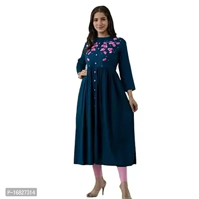 Stylish Fancy Rayon Kurta For Women-thumb0