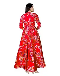 Stylish Rayon Printed Gown For Women-thumb1