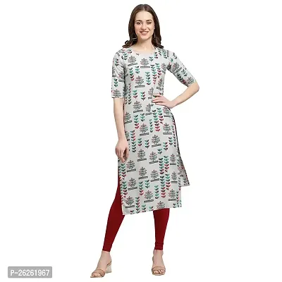 Beautiful A-Line Multicoloured Printed Crepe Kurta For Women-thumb0