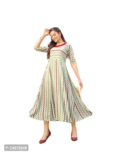 Stylish Fancy Designer Rayon Ethnic Gown For Women