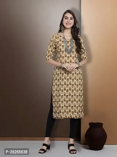 Beautiful A-Line Multicoloured Printed Crepe Kurta For Women-thumb0