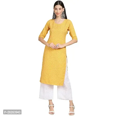 Beautiful A-Line Multicoloured Printed Crepe Kurta For Women-thumb0