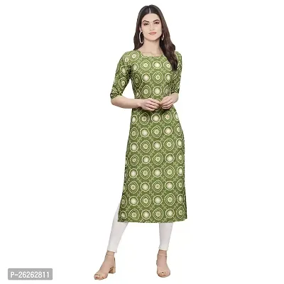 Beautiful A-Line Multicoloured Printed Crepe Kurta For Women-thumb0