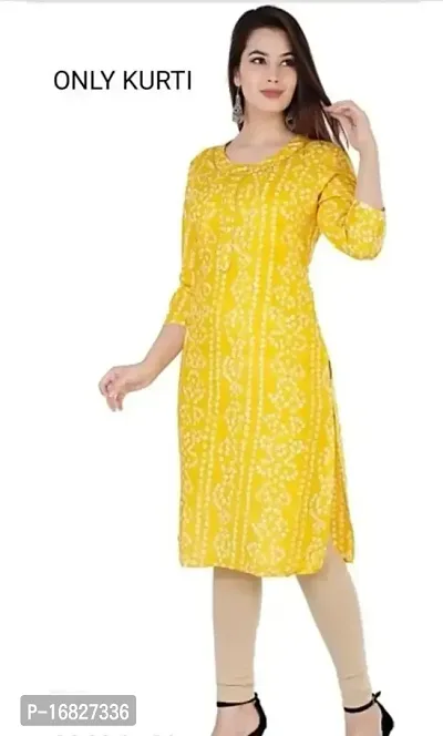 Stylish Fancy Rayon Kurta For Women-thumb0