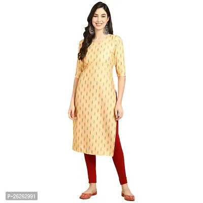 Beautiful A-Line Multicoloured Printed Crepe Kurta For Women-thumb0