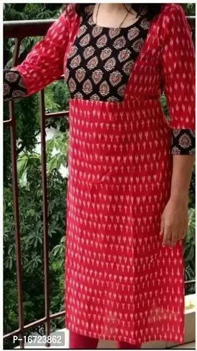 Womens Flex Cotton Printed Kurti