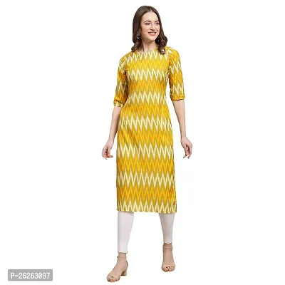 Beautiful A-Line Multicoloured Printed Crepe Kurta For Women-thumb0