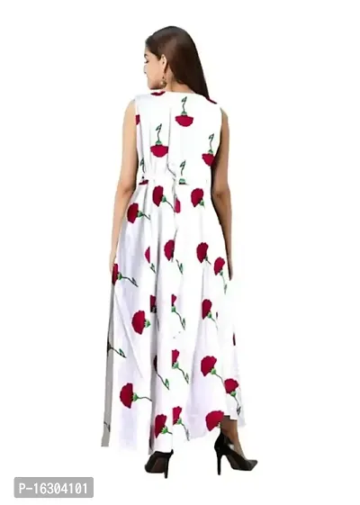 Stylish Rayon Printed Gown For Women-thumb2