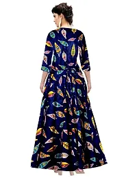 Stylish Rayon Printed Gown For Women-thumb1