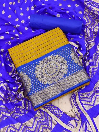 BANARASI SILK DRESS MATERIAL