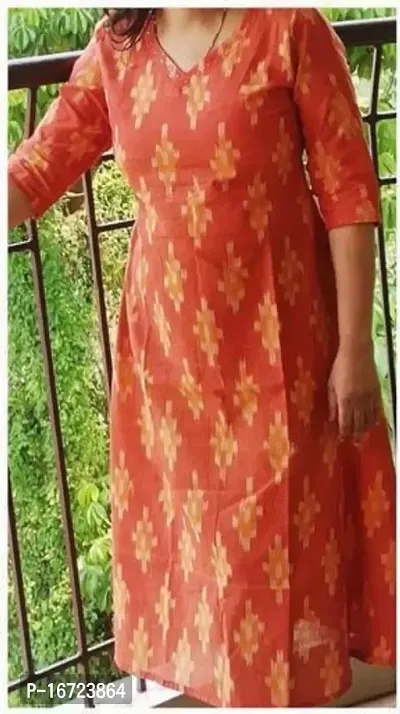 Womens Flex Cotton Printed Kurti