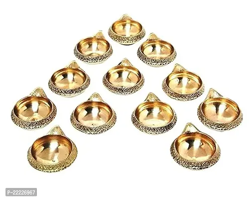 Diya For Pooja Pack Of 12-thumb0