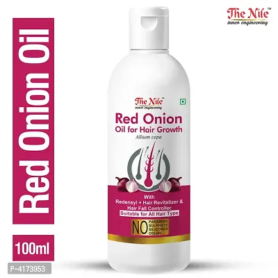The Nile Red Onion Oil 100 ML for Hair Regrowth and Hair Fall Control