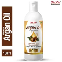 The Nile Moroccan Argan Pure Cold Pressed  Oil for Skin  Hair 150 ML X 2(Combo of 2 Bottle)(300 ML)-thumb1