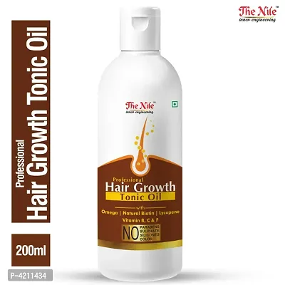 The Nile Hair Growth Tonic Oil 200 ML X 2(Combo of 2 Bottle)(400 ML)