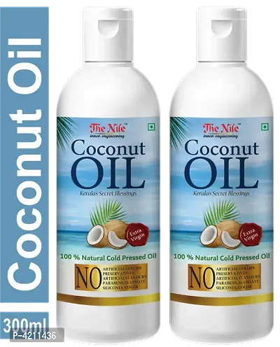 The Nile Virgin Kerala Coconut Oil 150 ML X 2 (Combo of 2 Bottle)(300 ML)