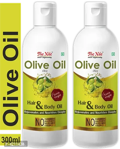 Nile Pure Cold Pressed Olive Oil For Hair and Skin 150 ML X 2(Combo of 2 Bottle)(300 ML)-thumb0