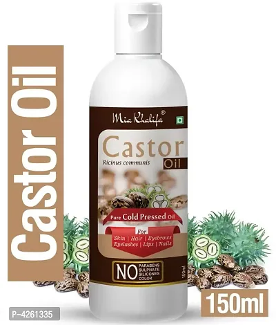 Castor Hair Oil, Cold Pressed, To Support Hair Growth 150 Ml