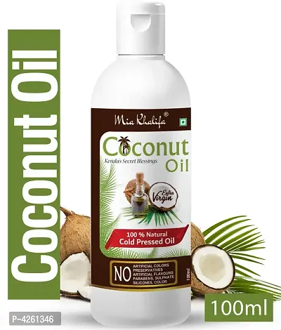 Mia Khalifa Pure And Natural Organic Coconut Oil For Skin And Hair 100 Ml