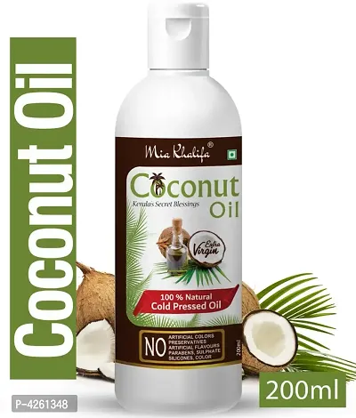 Mia Khalifa Pure And Natural Organic Coconut Oil For Skin And Hair 200 Ml