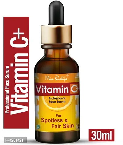 Professional Vitamin C+ with Hyaluronic Acid - Skin Clearing Serum - Brightening, Anti-Aging Skin Repair, Supercharged Face Serum, Dark Circle, Fine Line  Sun Damage Corrector 30 ml