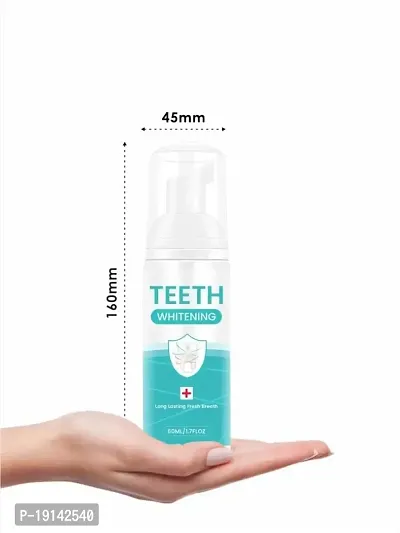 The Nile Foaming Toothpaste Stain Removal Toothpaste for Sensitive Teeth Snow Teeth foaming Whitening Fresh Breath and Remove Plague Stains Mousse Mouth Wash Water for Travel Friendly 60 ML-thumb5