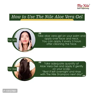 The Nile Organic 100% Pure Aloe Vera Gel For Young n Radiant Skin n Hair, 200 ml-thumb2