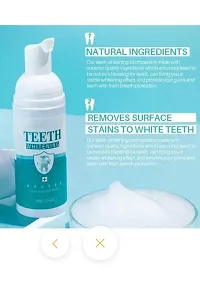 The Nile Foaming Toothpaste Stain Removal Toothpaste for Sensitive Teeth Snow Teeth foaming Whitening Fresh Breath and Remove Plague Stains Mousse Mouth Wash Water for Travel Friendly 60 ML-thumb1